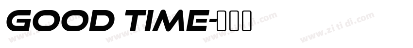 good time字体转换